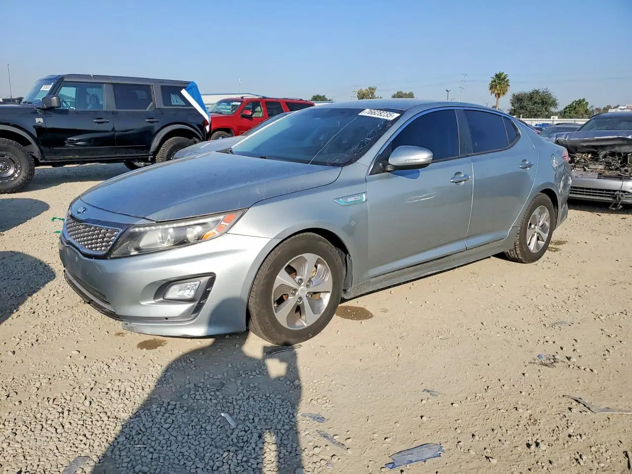 2015 KIA OPTIMA GRAY VIN: KNAGM4AD1F5086780