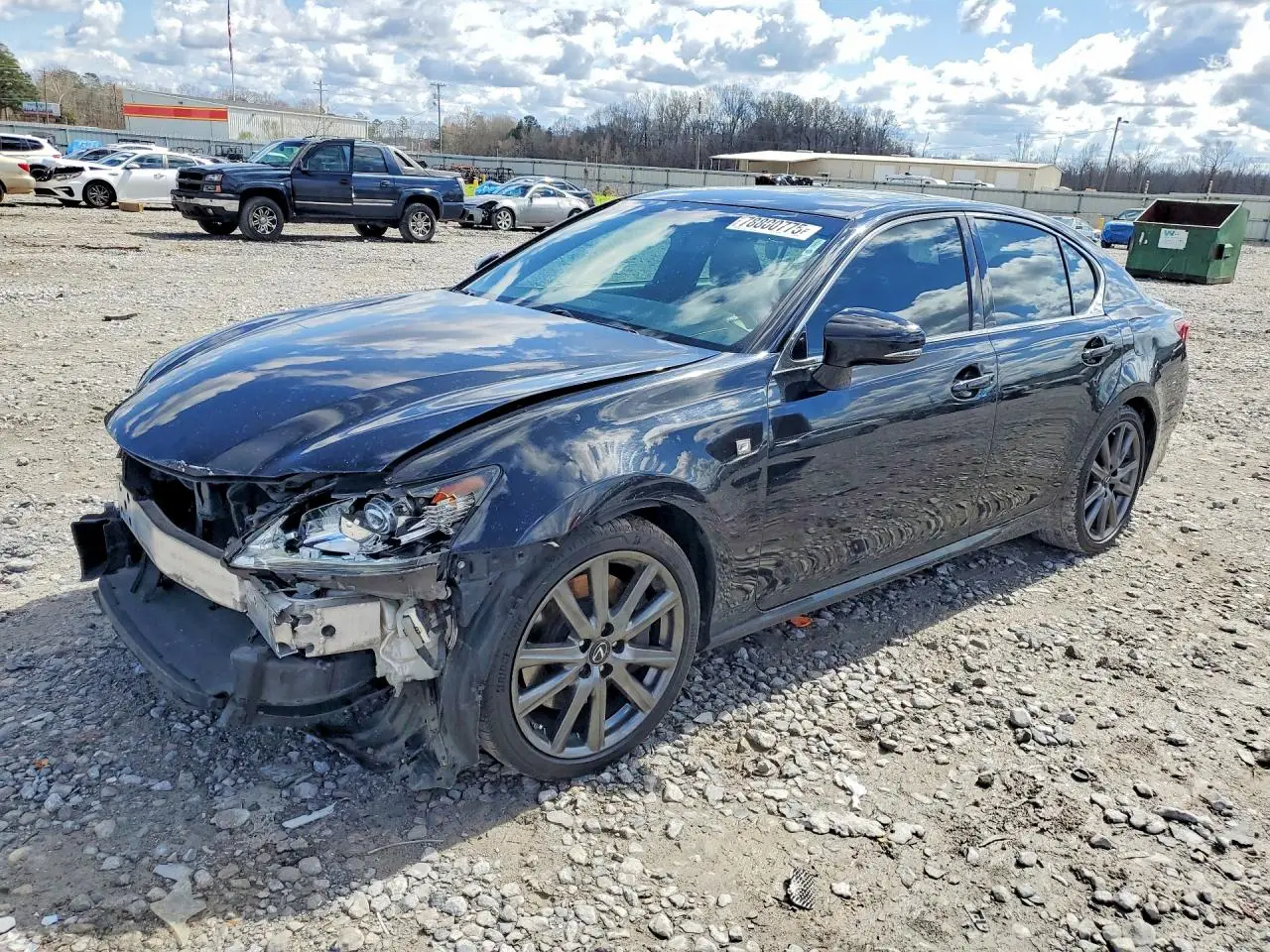 2015 LEXUS GS BLACK VIN: JTHBE1BL0FA002890