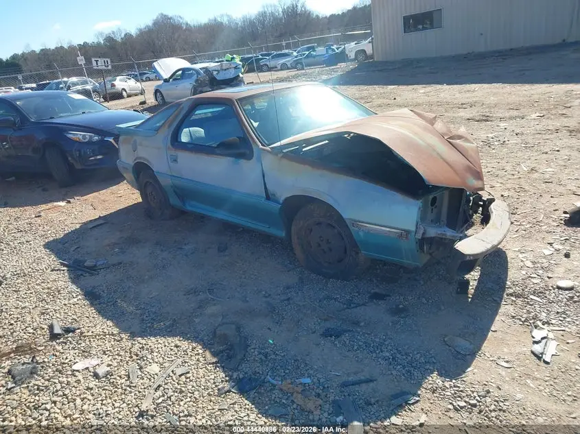 1992 DODGE DAYTONA Blue VIN: 1B3XW4431NN177872
