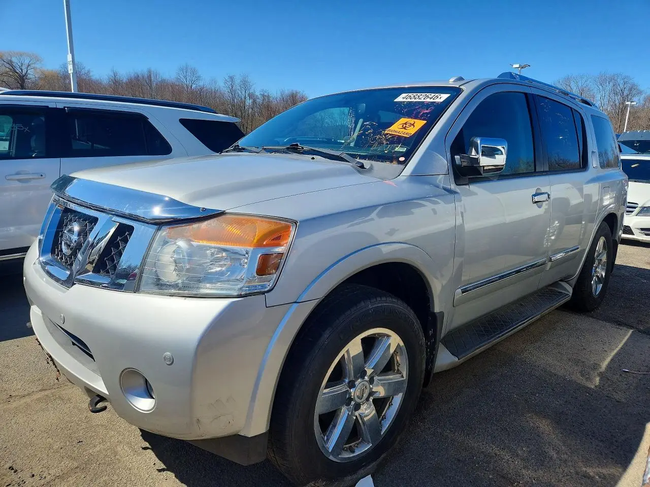 2013 NISSAN ARMADA SILVER VIN: 5N1AA0NE8DN604745