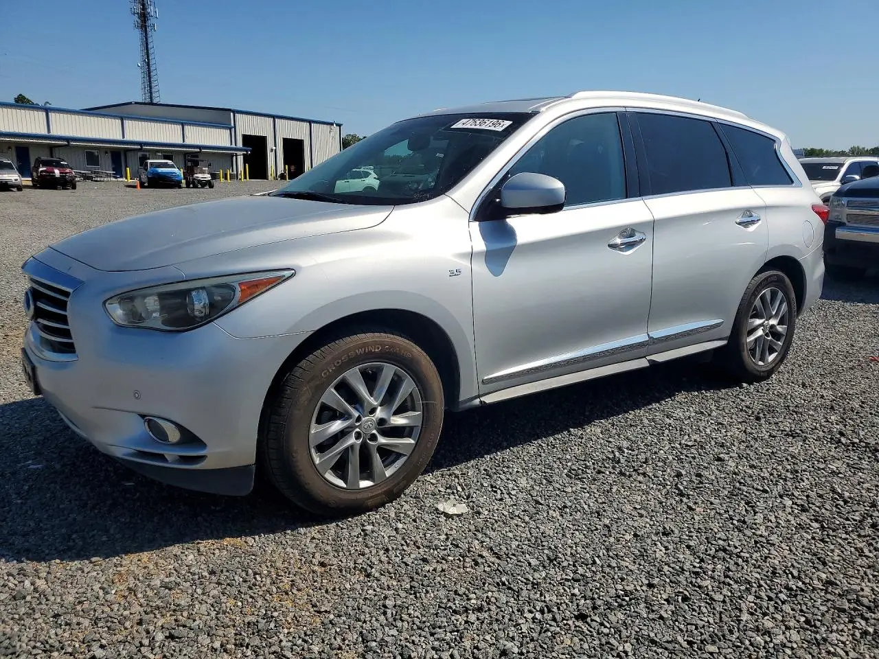 2015 INFINITI QX60 SILVER VIN: 5N1AL0MN6FC518392
