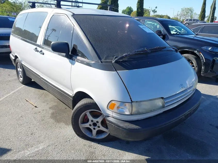 1991 TOYOTA PREVIA Silver VIN: JT3AC12R4M0029895