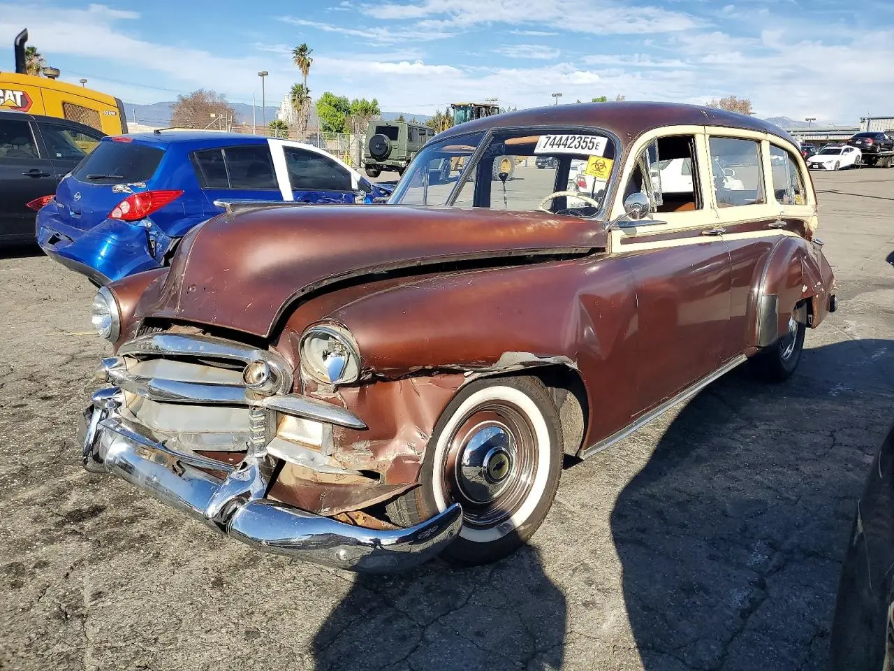 1950 CHEVROLET DELUXE BROWN VIN: 14HKE78121
