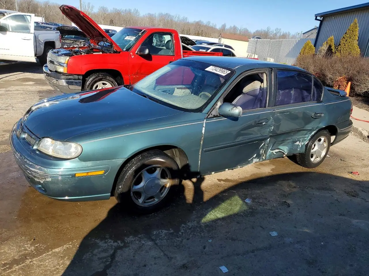 1999 OLDSMOBILE CUTLASS GRAY VIN: 1G3NB52M7X6310148