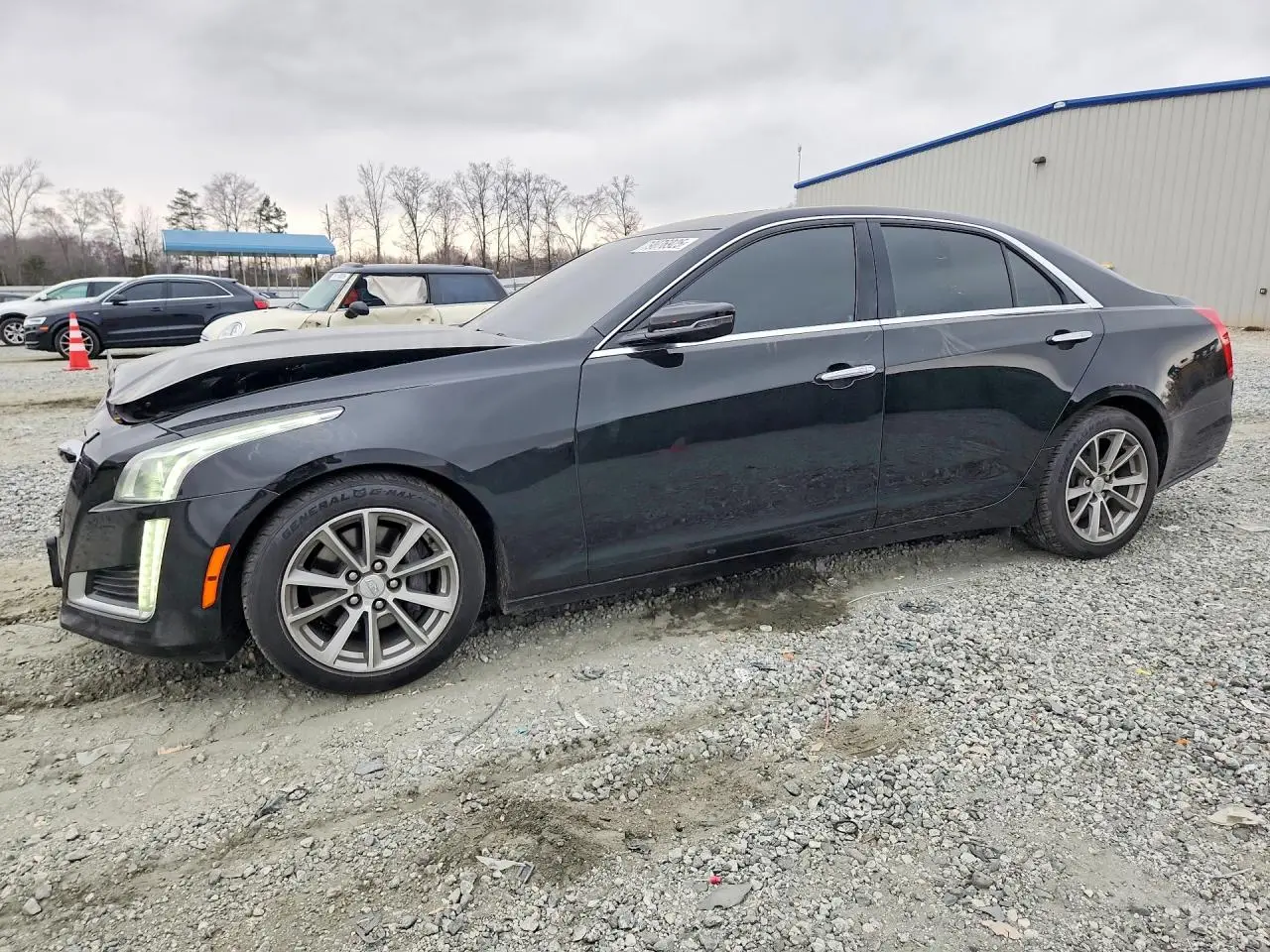 2017 CADILLAC CTS BLACK VIN: 1G6AR5SX7H0116487