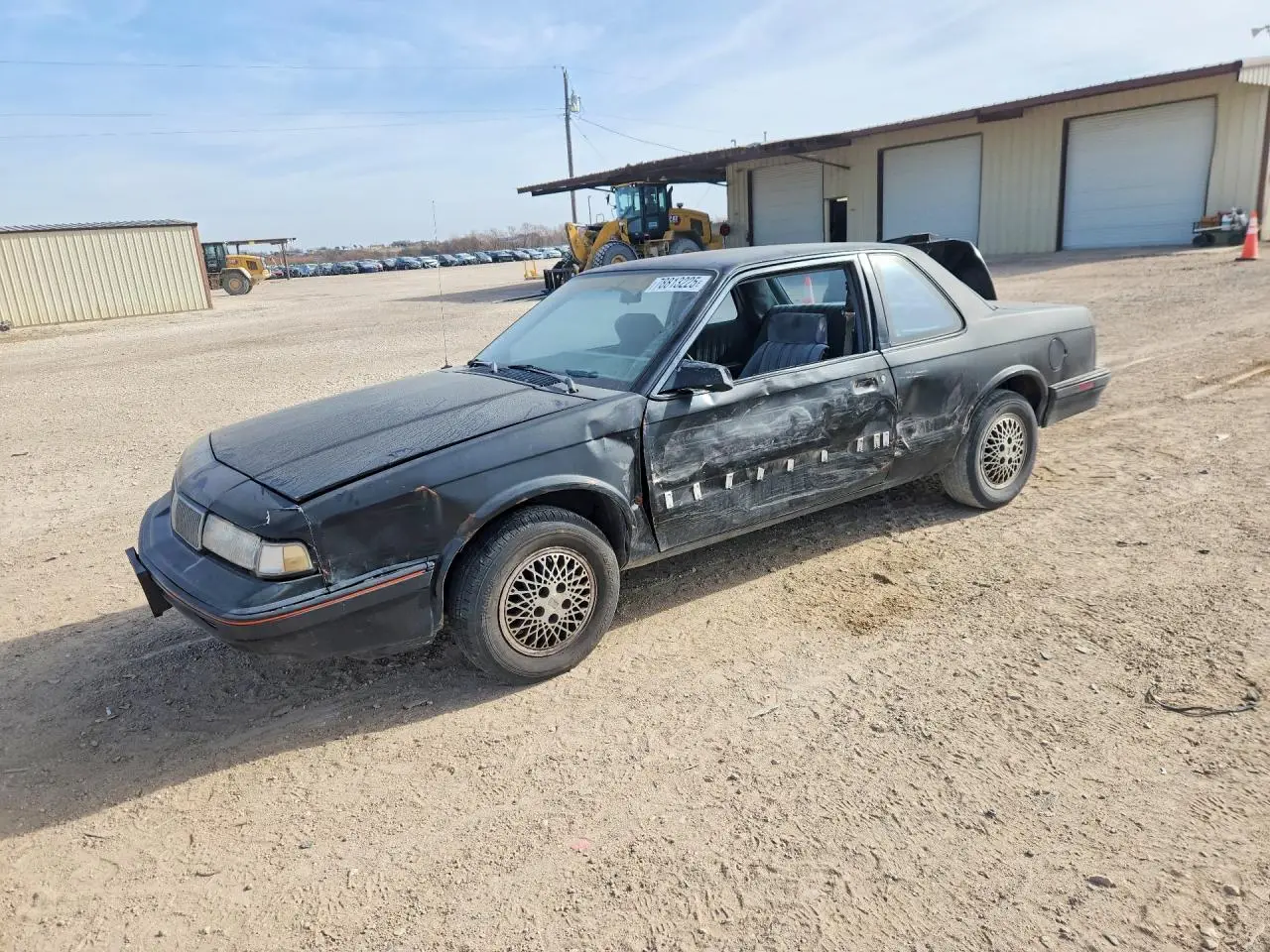 1989 OLDSMOBILE CUTLASS CIERA BLACK VIN: 2G3AJ11R0K2438264