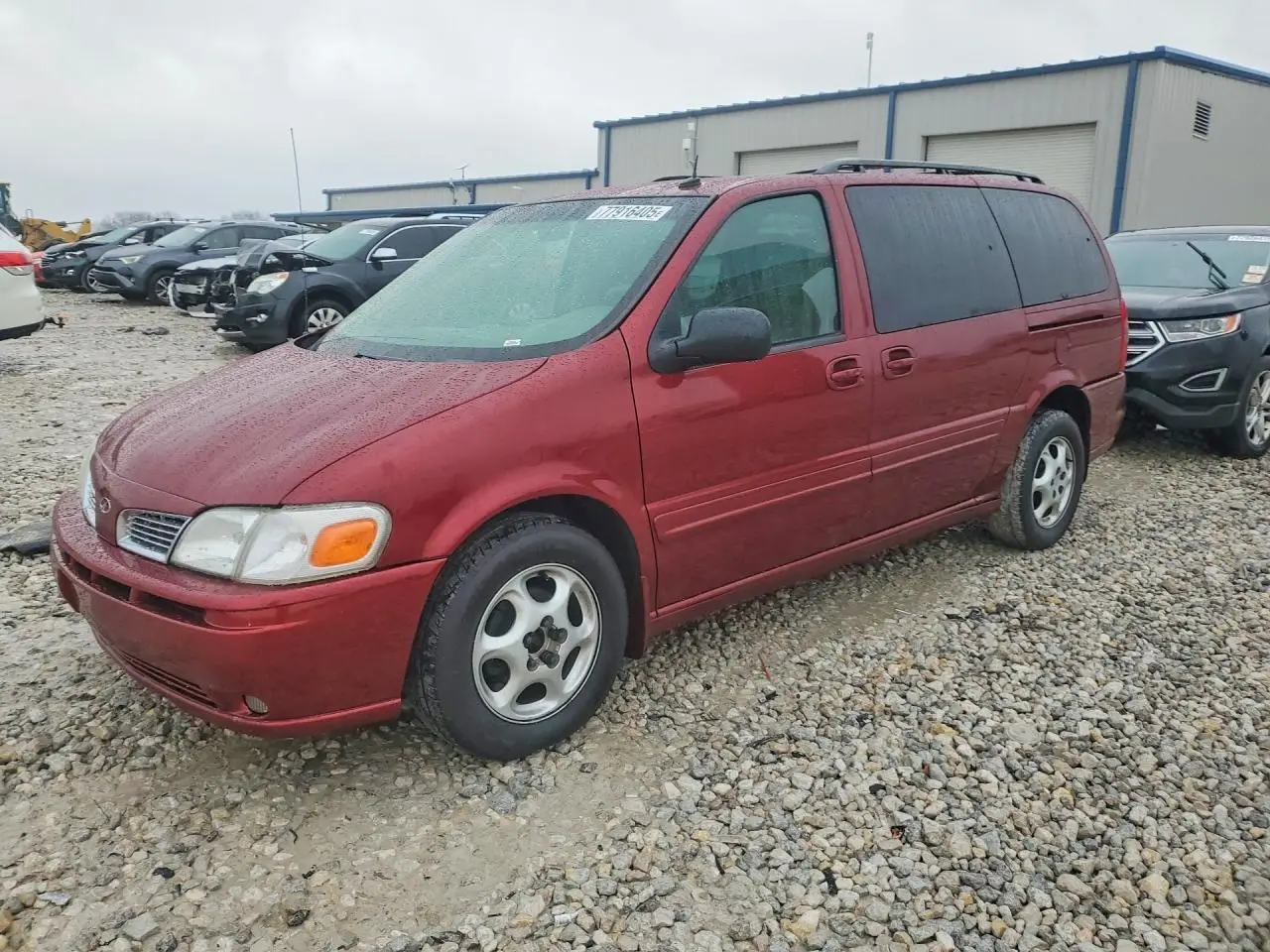 2002 OLDSMOBILE SILHOUETTE BURGUNDY VIN: 1GHDX03E02D267066