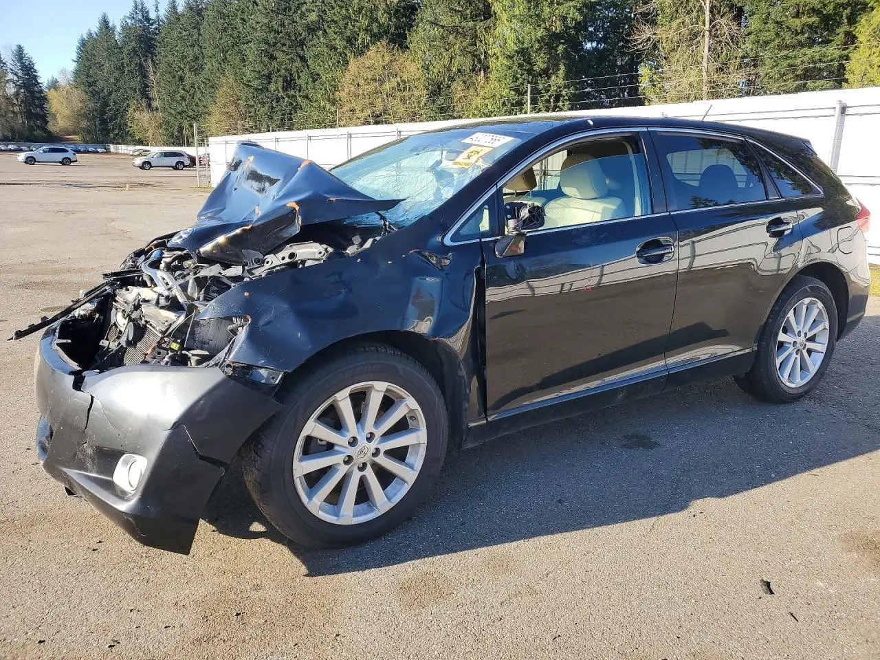 2010 TOYOTA VENZA BLACK VIN: 4T3ZA3BB5AU025008