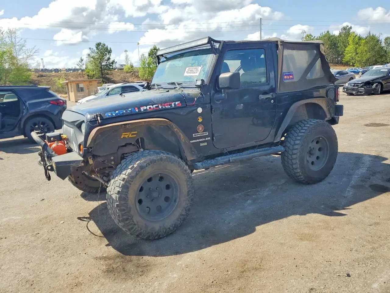 2012 JEEP WRANGLER BLACK VIN: 1C4AJWAG3CL102055