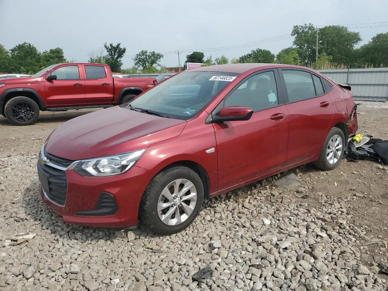 2020 CHEVROLET ONIX BURGUNDY VIN: 3G1MA5E23ML130717