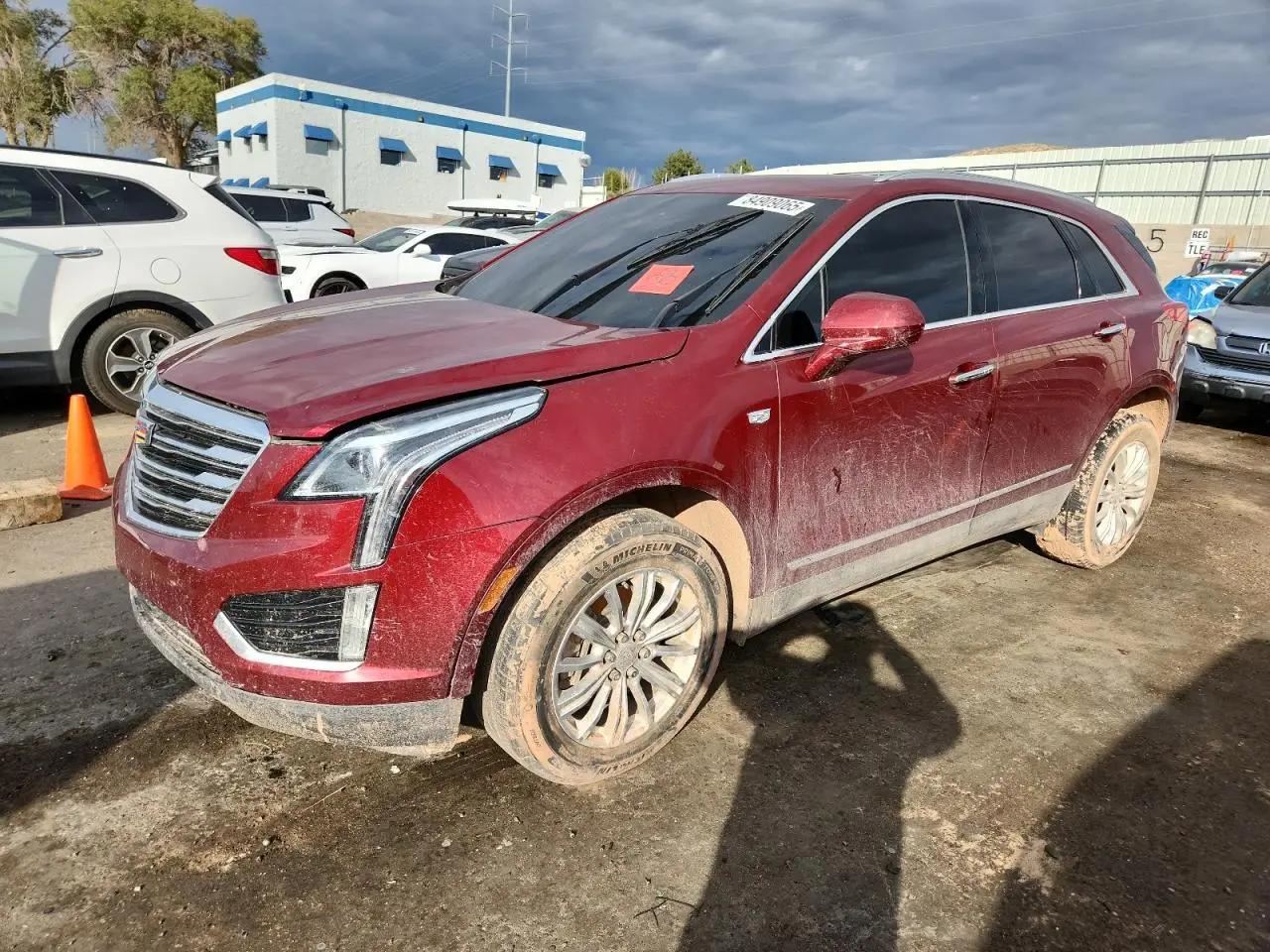 2018 CADILLAC XT5 RED VIN: 1GYKNARS7JZ214169
