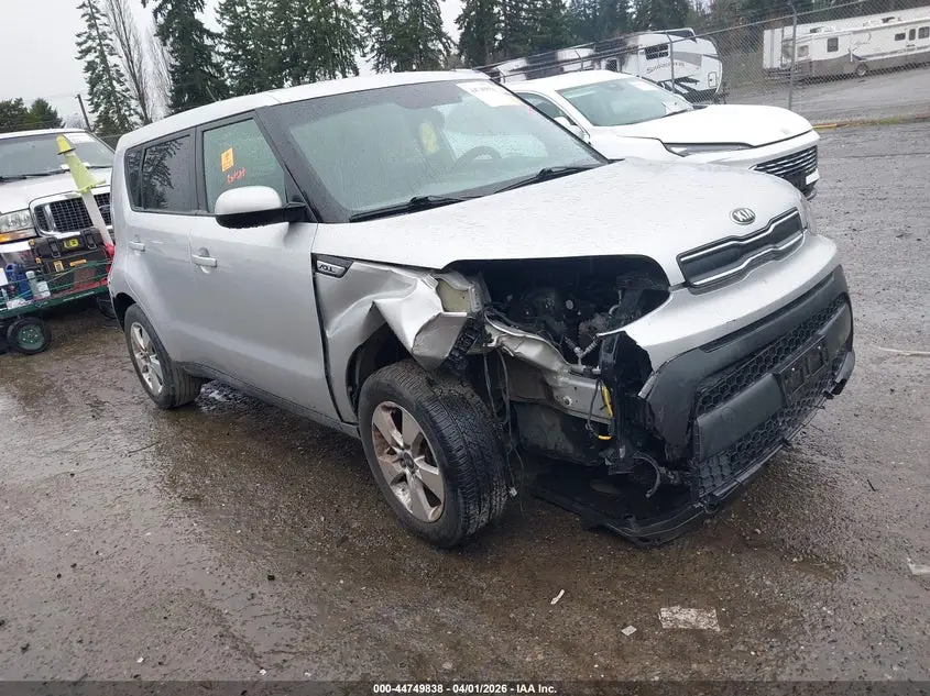 2019 KIA SOUL Silver VIN: KNDJN2A21K7026117