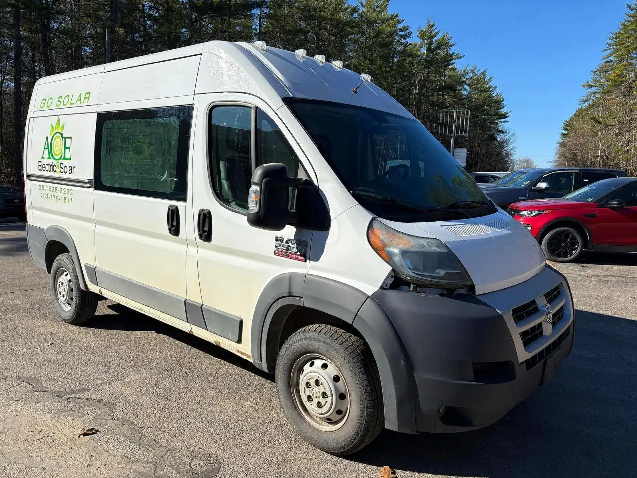 2014 DODGE PROMASTER WHITE VIN: 36TRVCG2EE103158