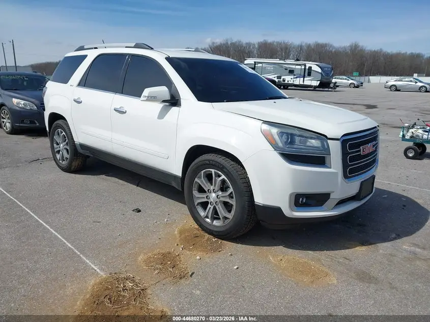 2014 GMC ACADIA White VIN: 1GKKVRKD7EJ377137