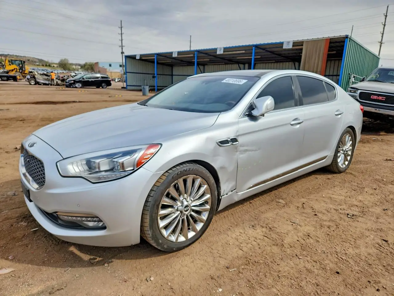 2015 KIA K900 SILVER VIN: KNALW4D47F6018224