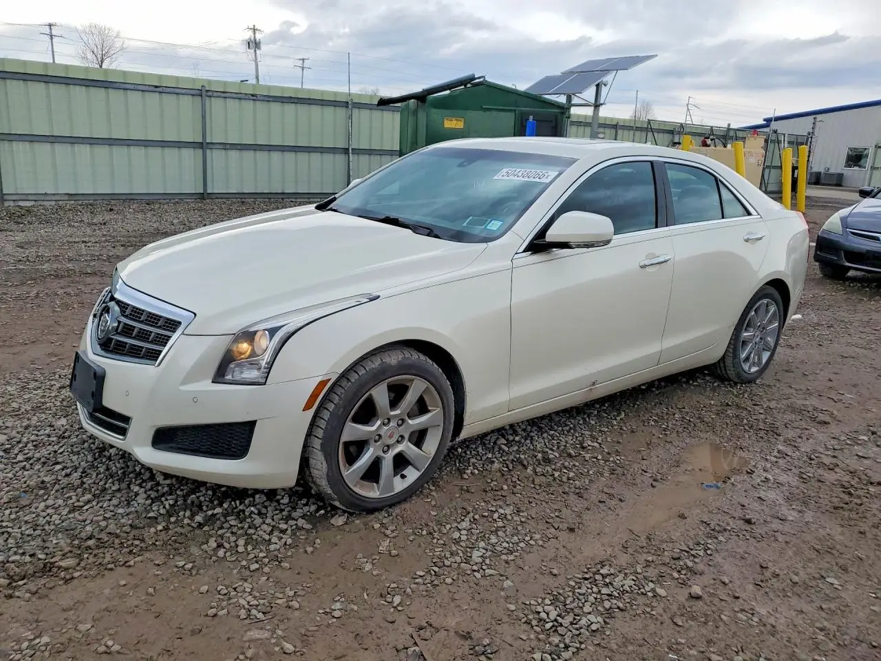 2014 CADILLAC ATS WHITE VIN: 1G6AH5RX8E0106958