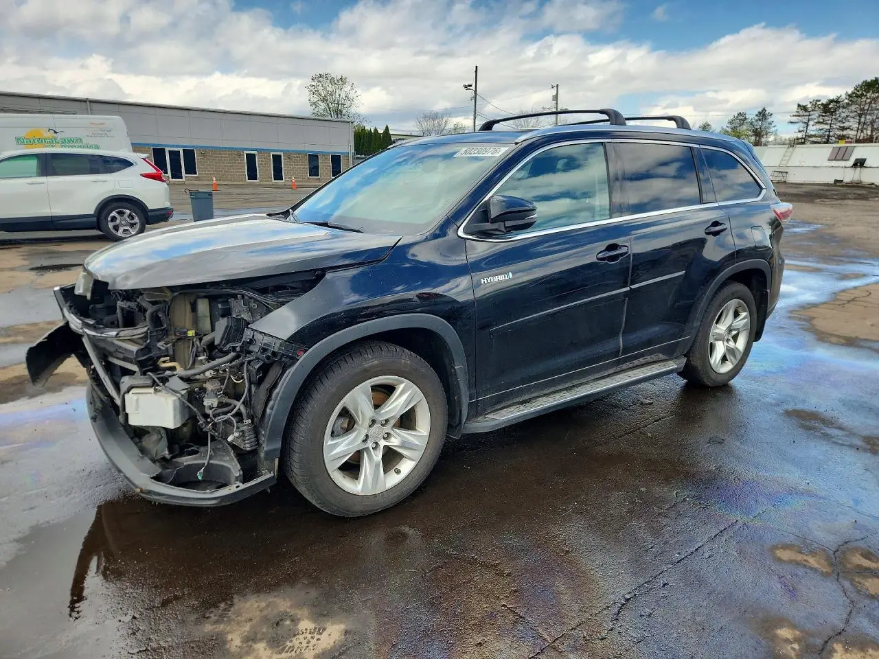 2015 TOYOTA HIGHLANDER BLACK VIN: 5TDDCRFH1FS007104