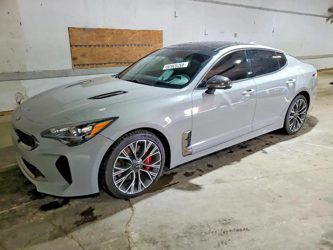 2019 KIA STINGER GRAY VIN: KNAE55LC0K6064210