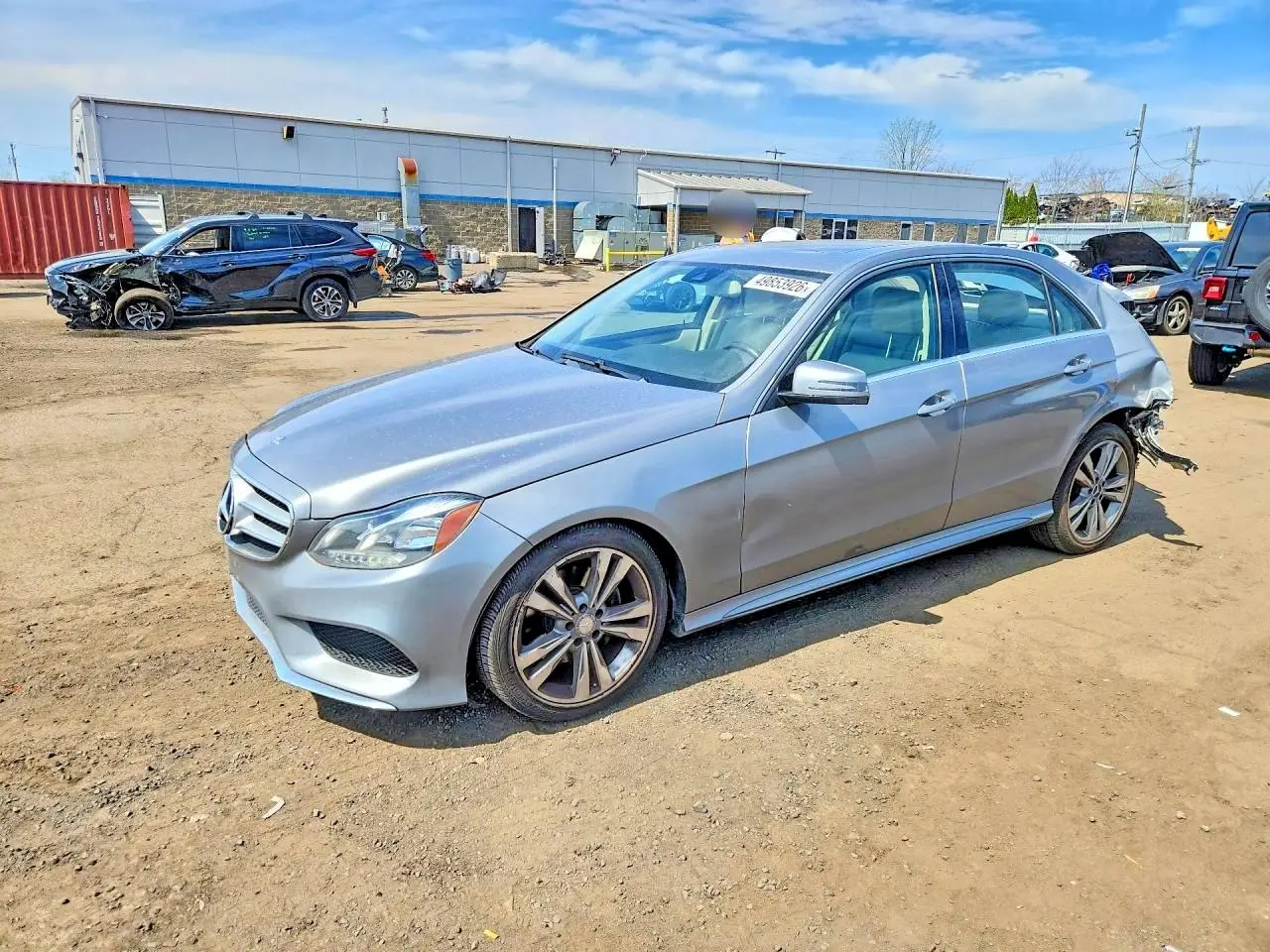 2015 MERCEDES-BENZ E-CLASS SILVER VIN: WDDHF8JB1FB093193