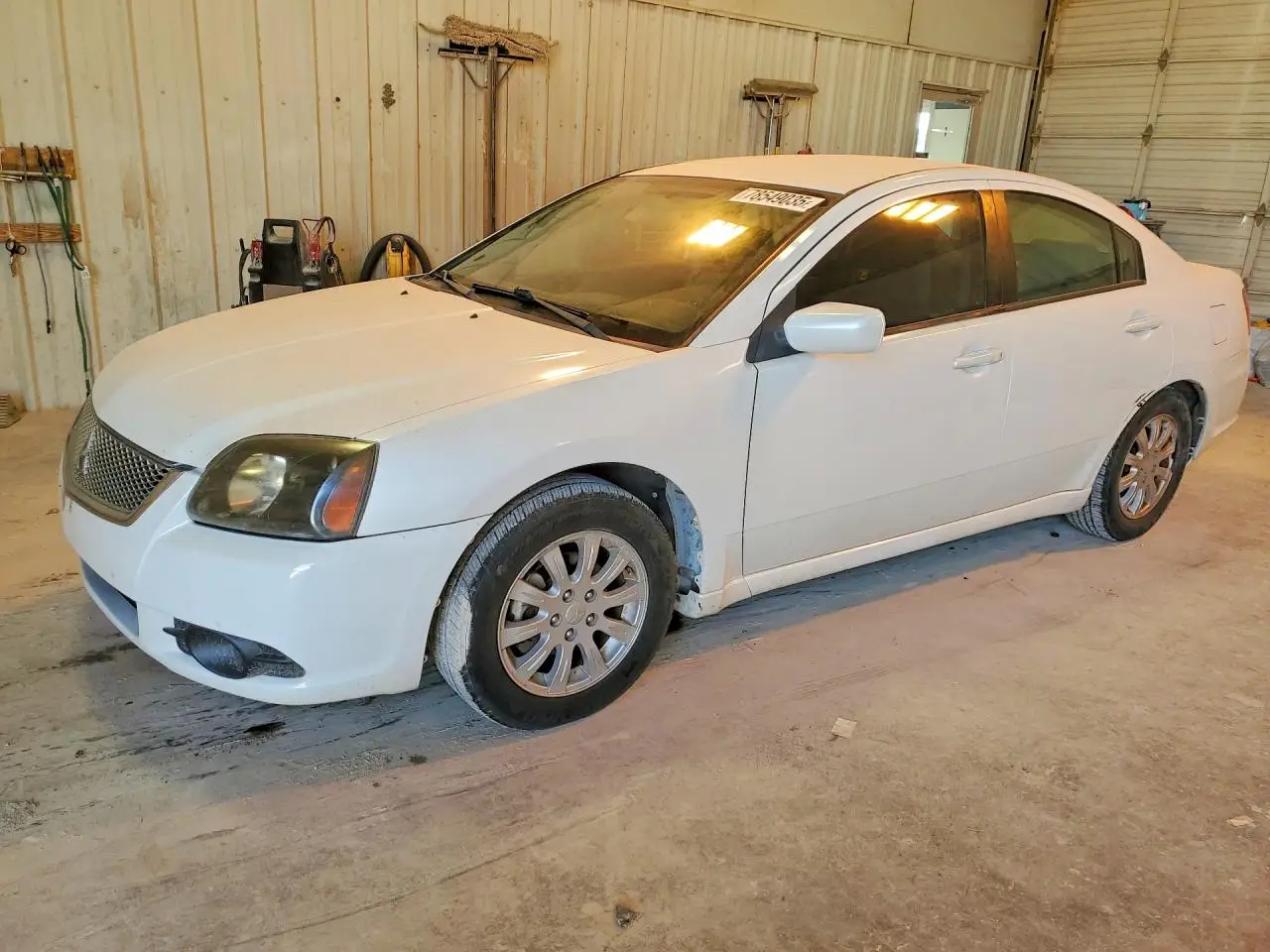2011 MITSUBISHI GALANT WHITE VIN: 4A32B2FF5BE019656