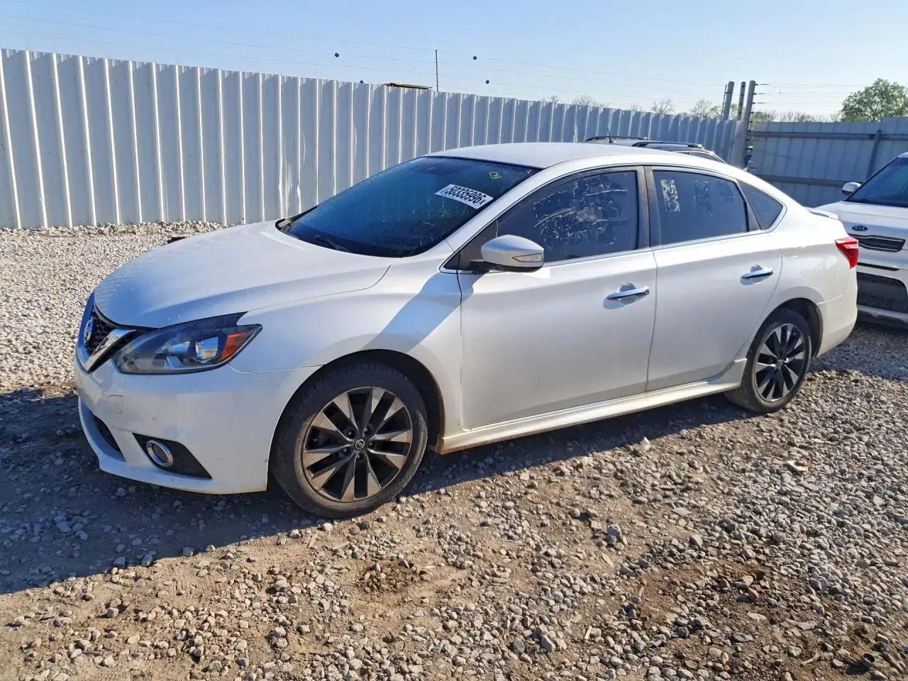 2019 NISSAN SENTRA WHITE VIN: 3N1AB7AP9KY228433