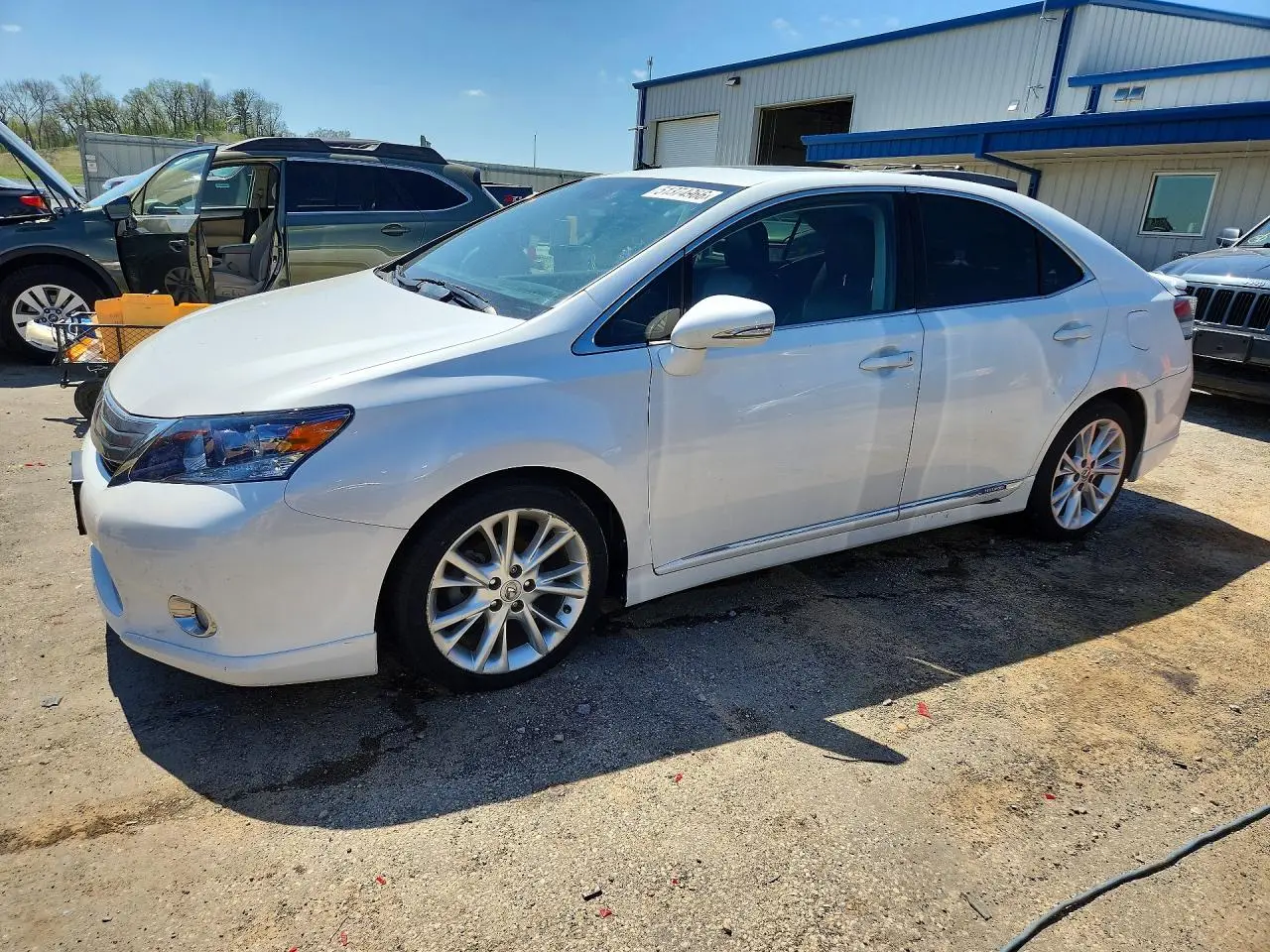 2010 LEXUS HS WHITE VIN: JTHBB1BAXA2027094