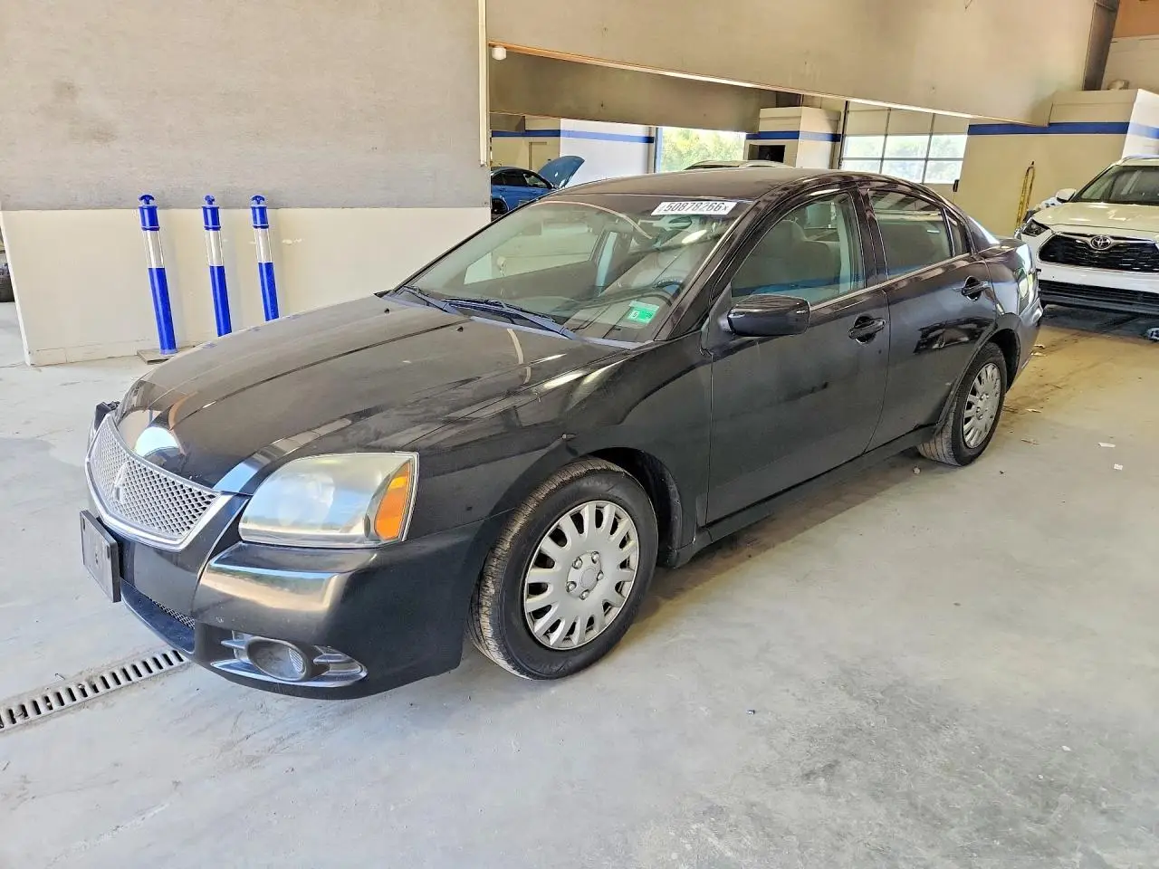 2011 MITSUBISHI GALANT BLACK VIN: 4A32B3FF3BE005972