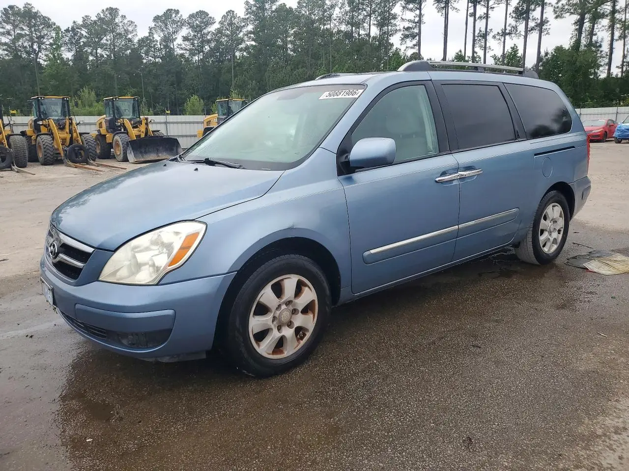2007 HYUNDAI ENTOURAGE BLUE VIN: KNDMC233476024819