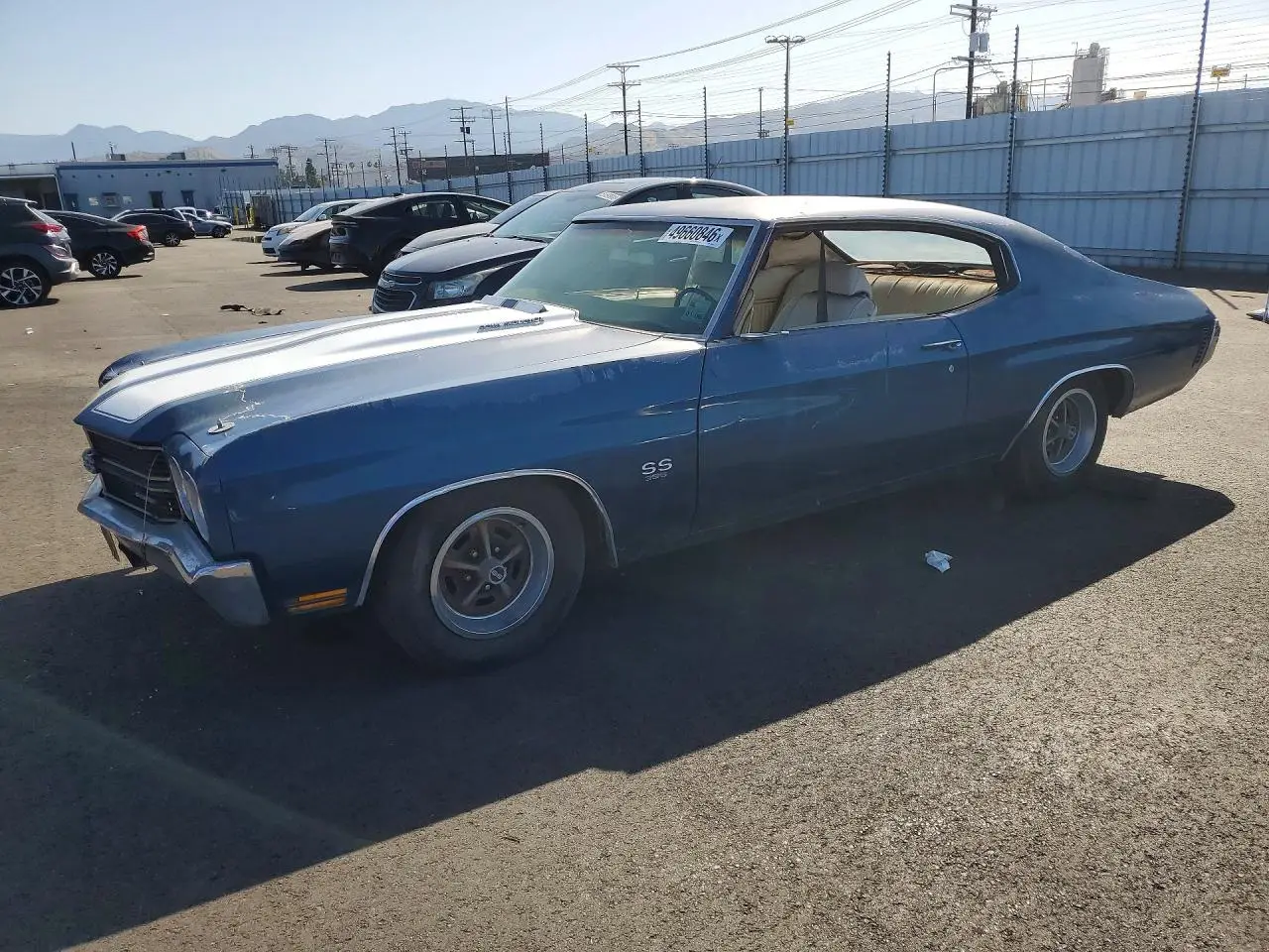 1970 CHEVROLET CHEVELLE BLUE VIN: 136370R201564