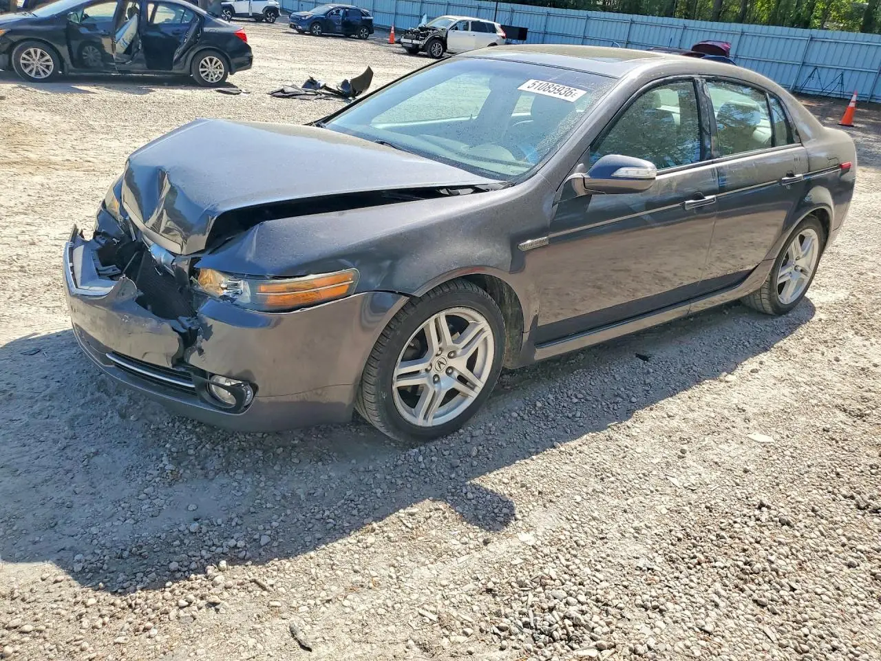 2008 ACURA TL GRAY VIN: 19UUA66228A031090