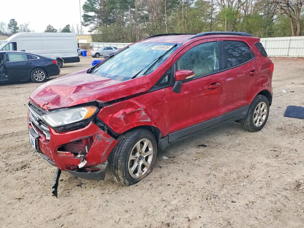 2018 FORD ECOSPORT BURGUNDY VIN: MAJ6P1UL8JC231153