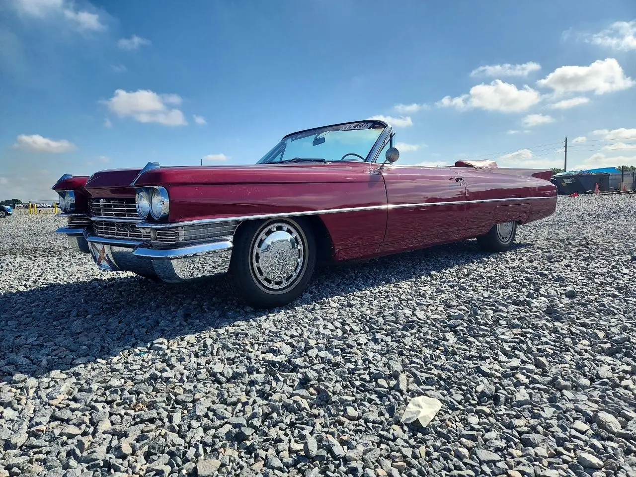 1963 CADILLAC UK RED VIN: 63F004336