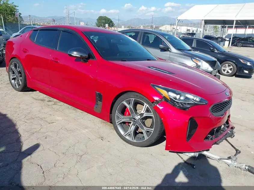 2021 KIA STINGER Red VIN: KNAE35LC0M6092193