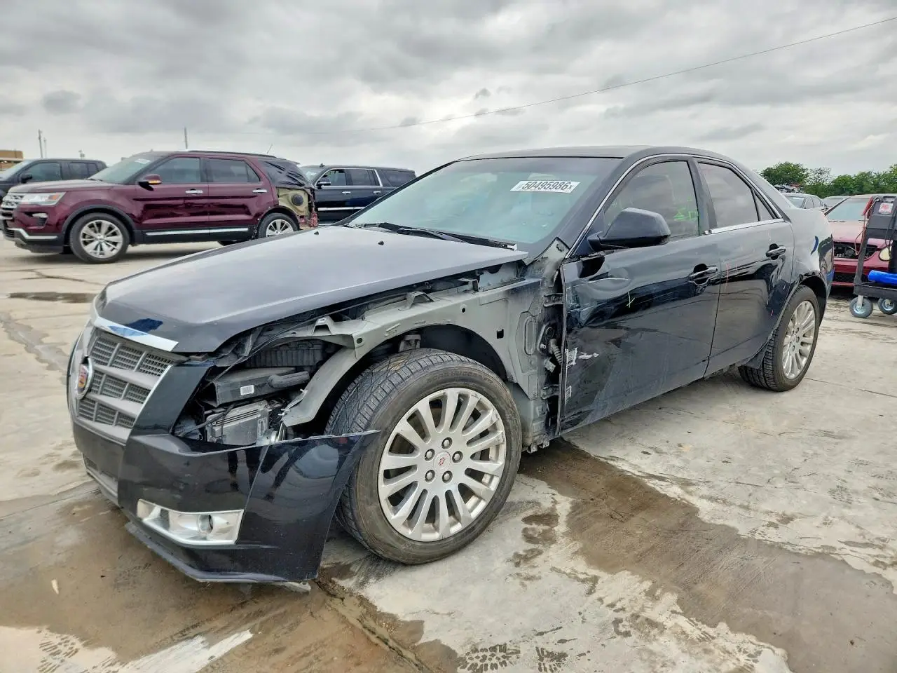2011 CADILLAC CTS BLACK VIN: 1G6DJ5ED7B0129849