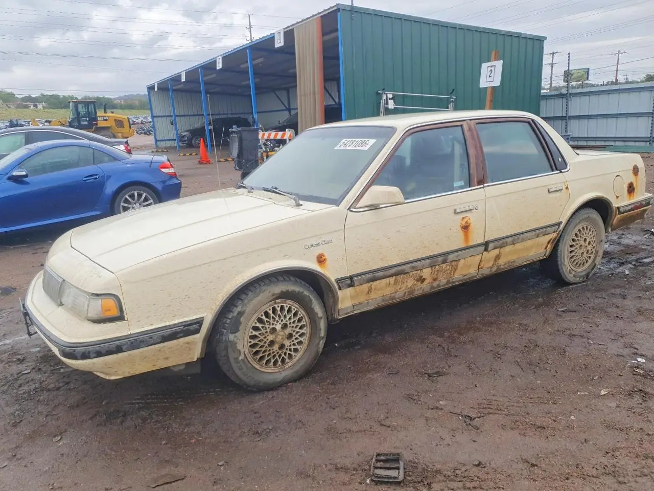 1990 OLDSMOBILE CUTLASS CREAM VIN: 1G3AM54N8L6350280