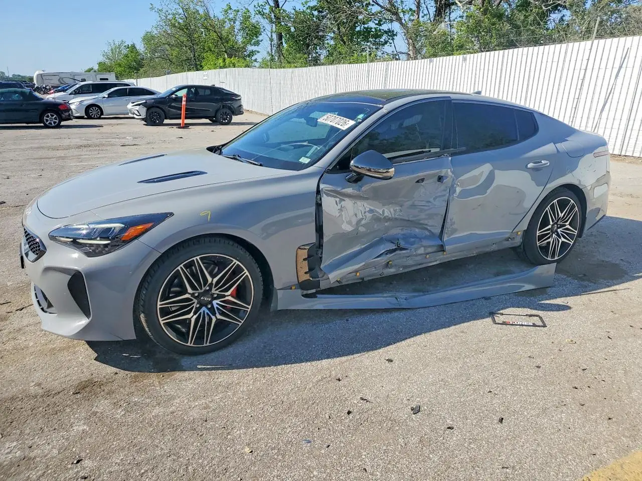 2022 KIA STINGER GRAY VIN: KNAE45LC6N6119735