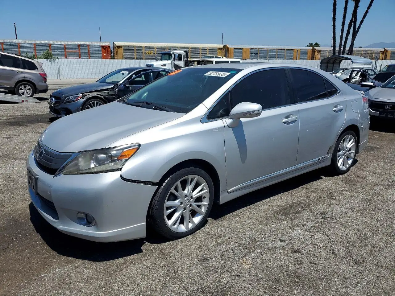 2010 LEXUS HS SILVER VIN: JTHBB1BA2A2026523
