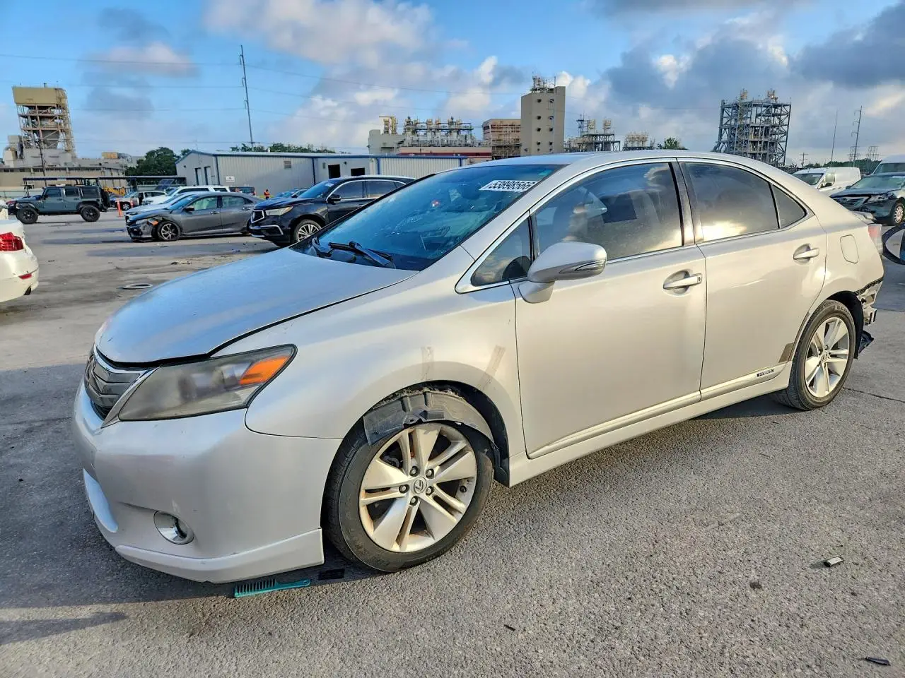 2011 LEXUS HS SILVER VIN: JTHBB1BA8B2043859