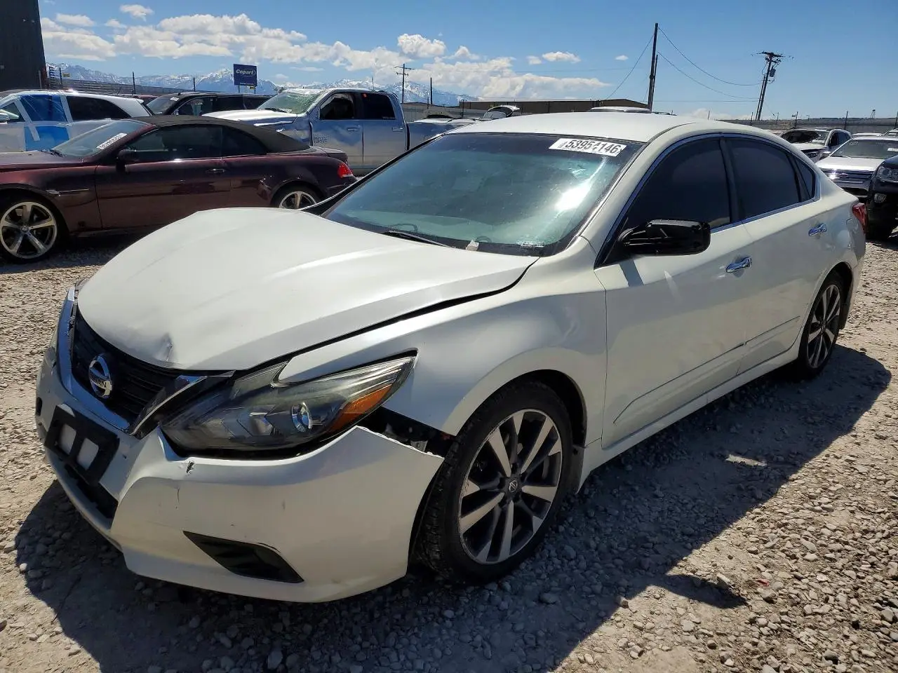 2016 NISSAN ALTIMA WHITE VIN: 1N4AL3AP8GC271895