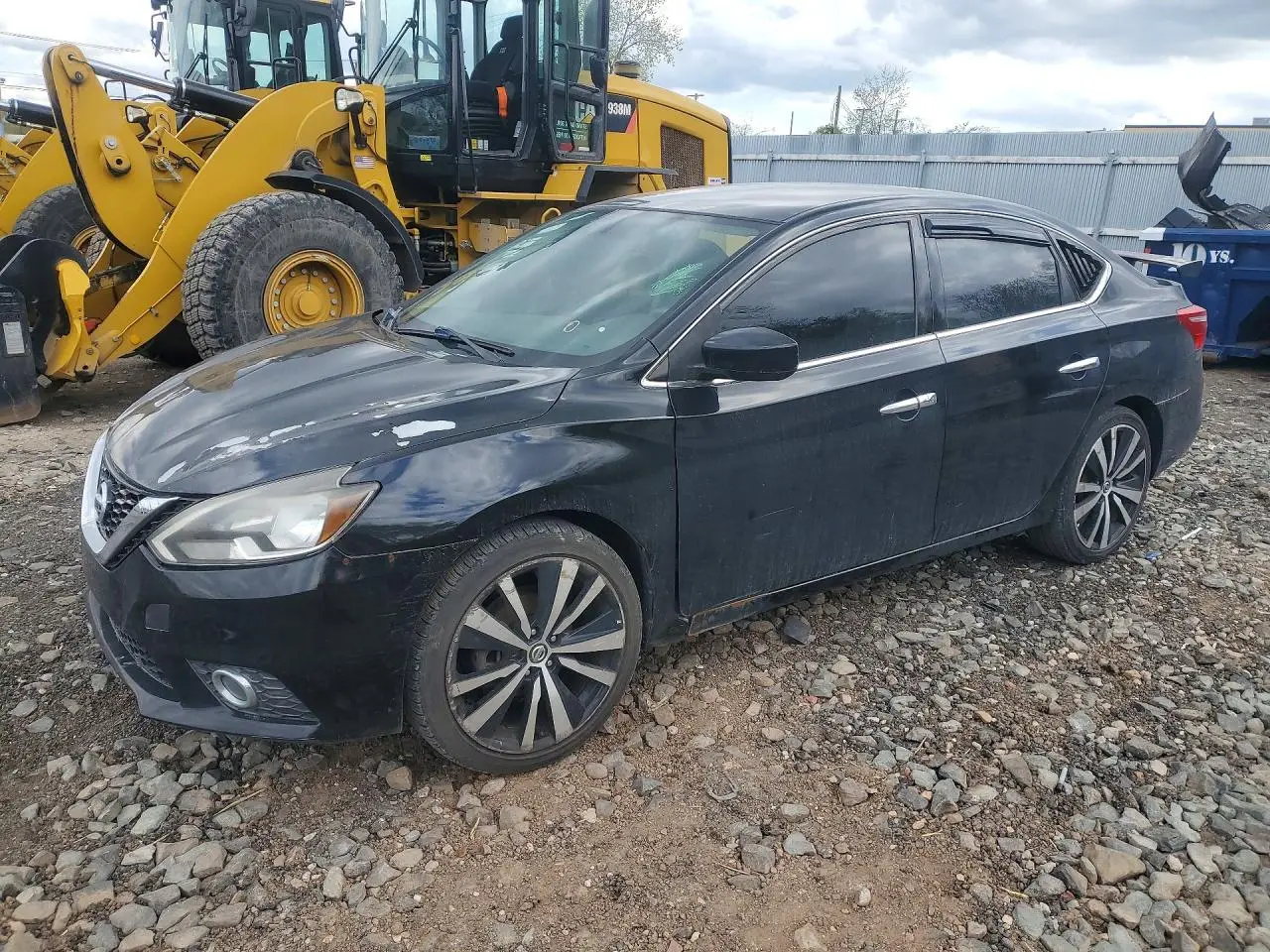 2017 NISSAN SENTRA BLACK VIN: 3N1AB7AP3HL715519