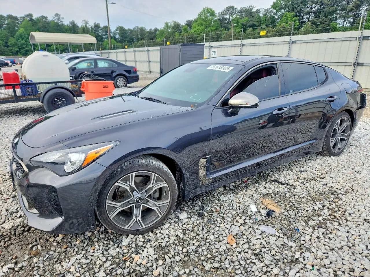 2021 KIA STINGER BLACK VIN: KNAE15LA1M6092207