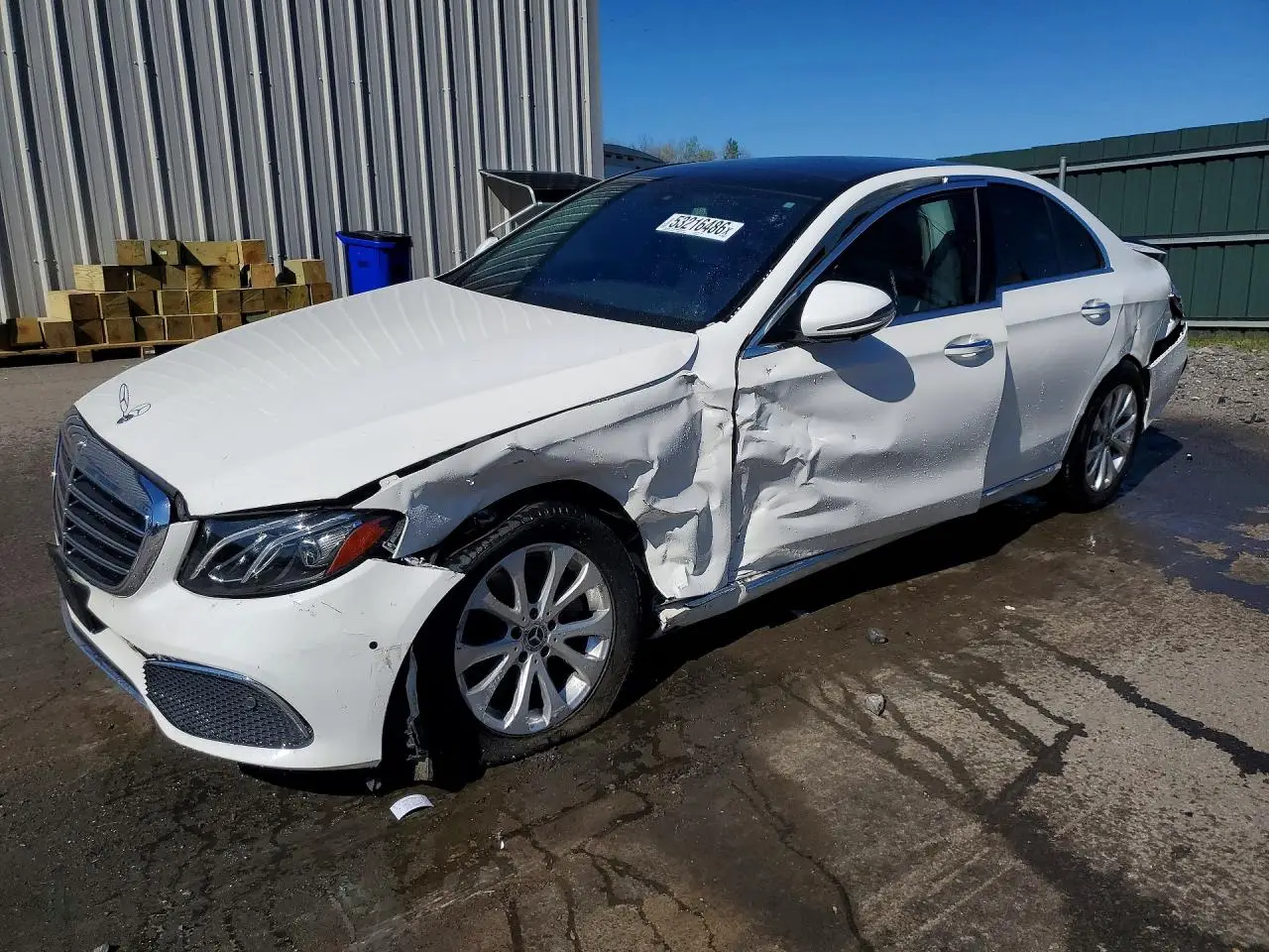 2020 MERCEDES-BENZ E-CLASS WHITE VIN: WDDZF8EB1LA703223