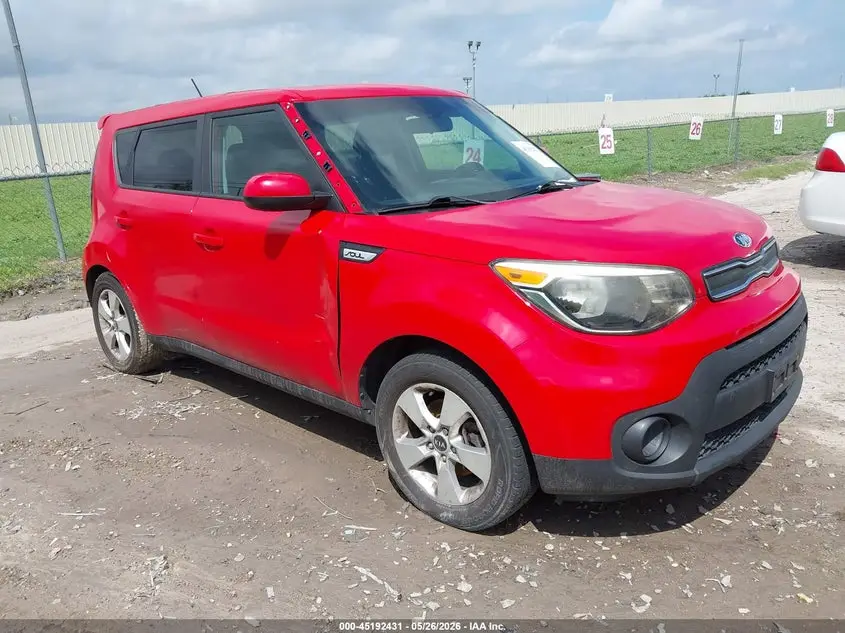 2019 KIA SOUL Red VIN: KNDJN2A2XK7015858