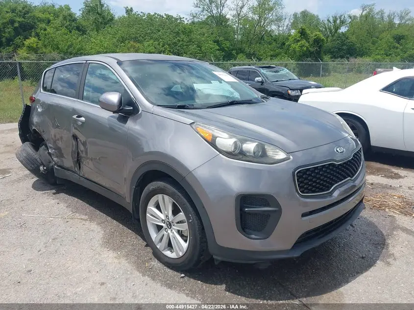 2018 KIA SPORTAGE Gray VIN: KNDPM3AC2J7484887