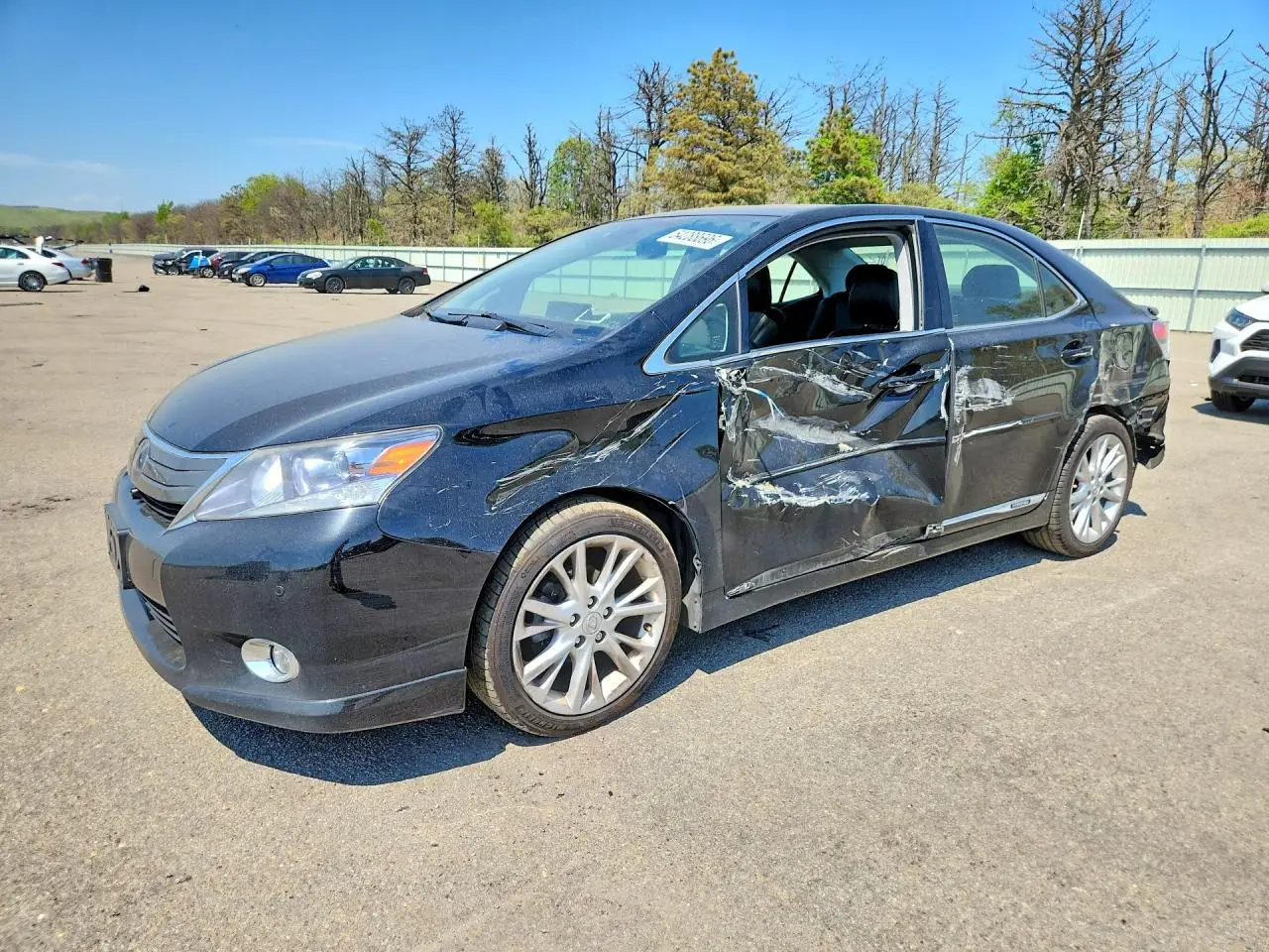 2010 LEXUS HS BLACK VIN: JTHBB1BA8A2018698