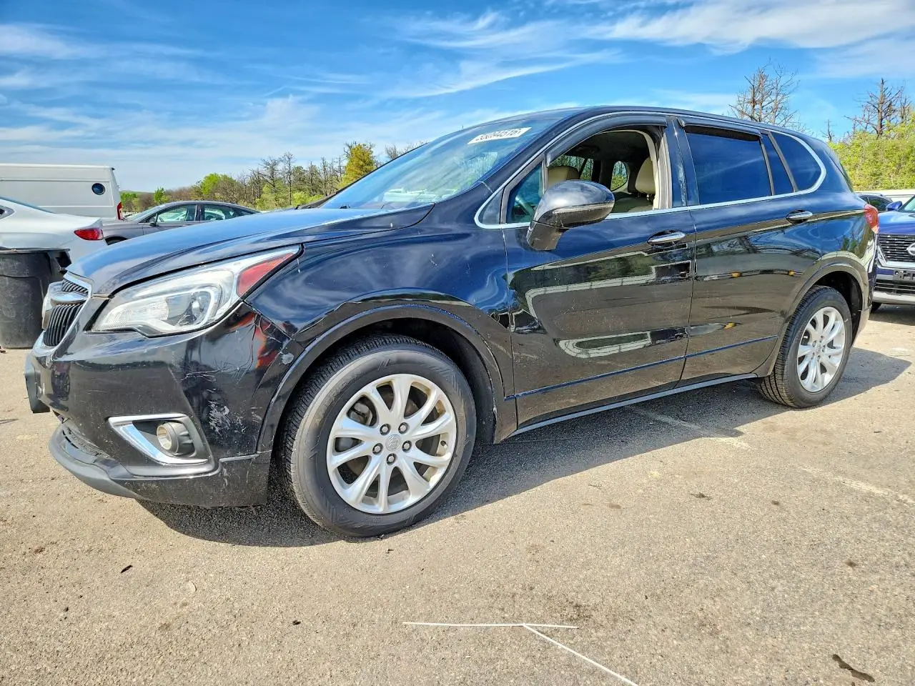 2019 BUICK ENVISION BLACK VIN: LRBFXBSA3KD009504