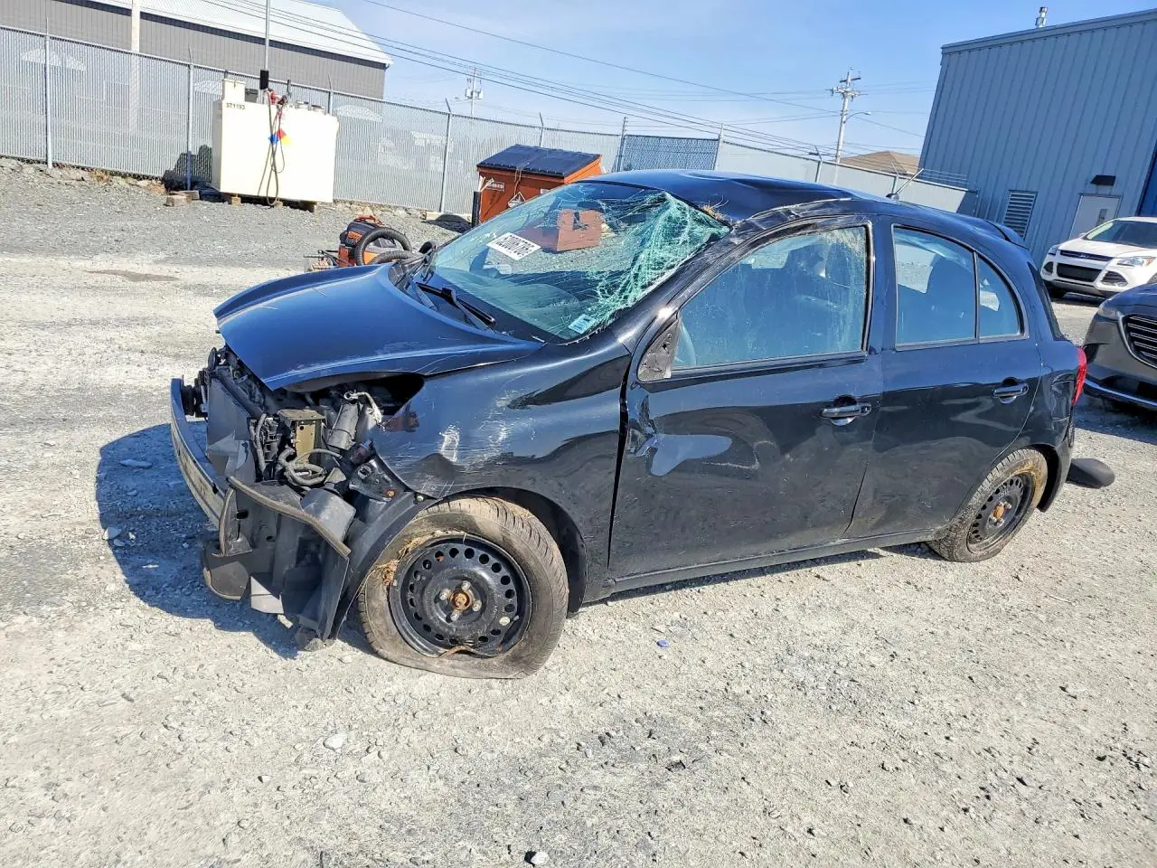 2017 NISSAN MICRA BLACK VIN: 3N1CK3CPXHL264586