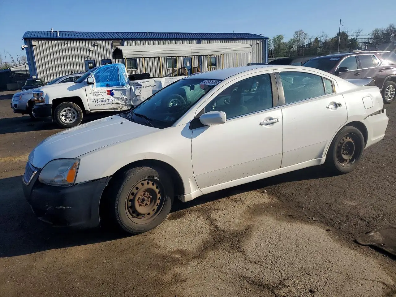 2012 MITSUBISHI GALANT WHITE VIN: 4A32B3FF2CE014910
