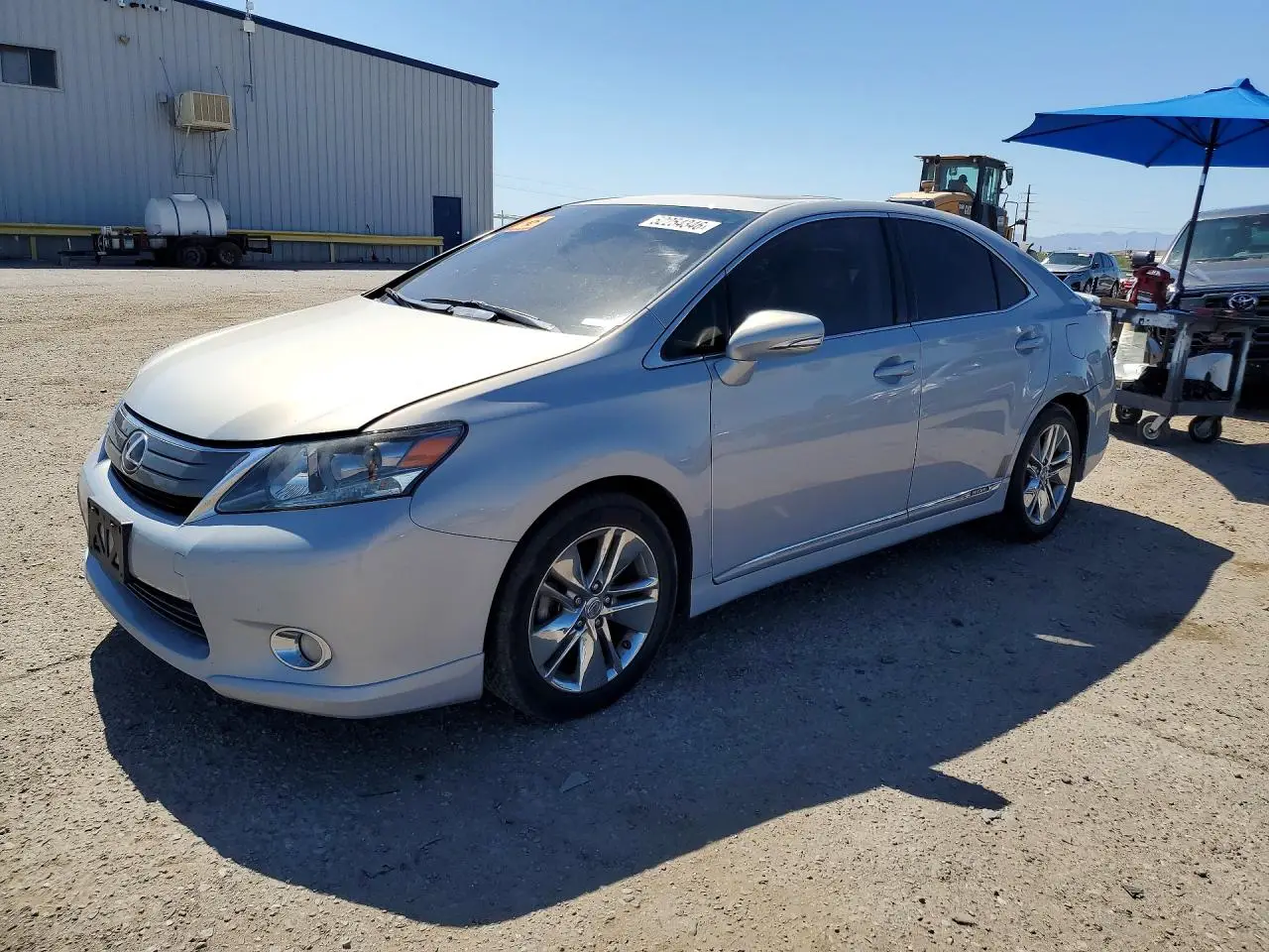 2010 LEXUS HS SILVER VIN: JTHBB1BA9A2036336