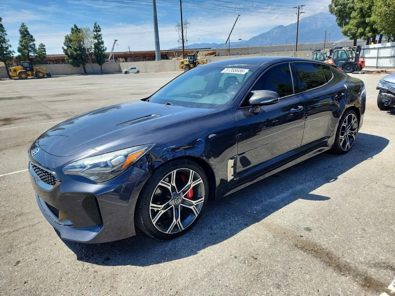 2019 KIA STINGER BLACK VIN: KNAE35LC9K6057763